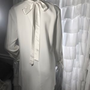 Veronica Beard Costello Mock Neck Tunic Top